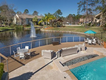Relax and enjoy fresh air and water views on our sundeck Relax and enjoy fresh air and water views on our sundeck at Creekfront at Deerwood, Florida, 32256 - Photo Gallery 2