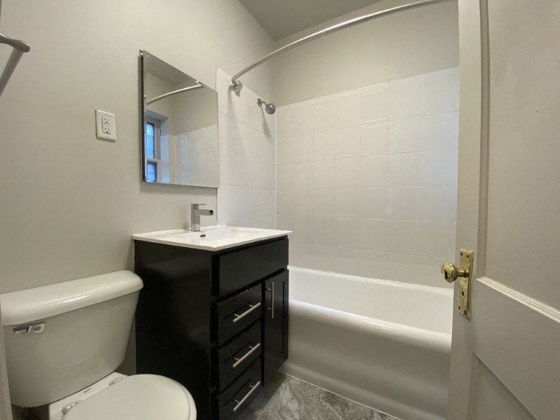 Sparkling white bathroom