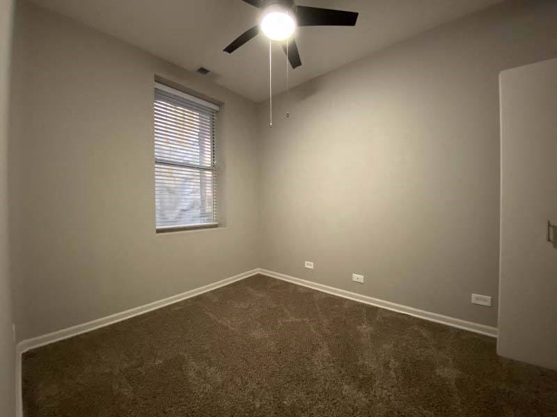 Built-in ceiling fan