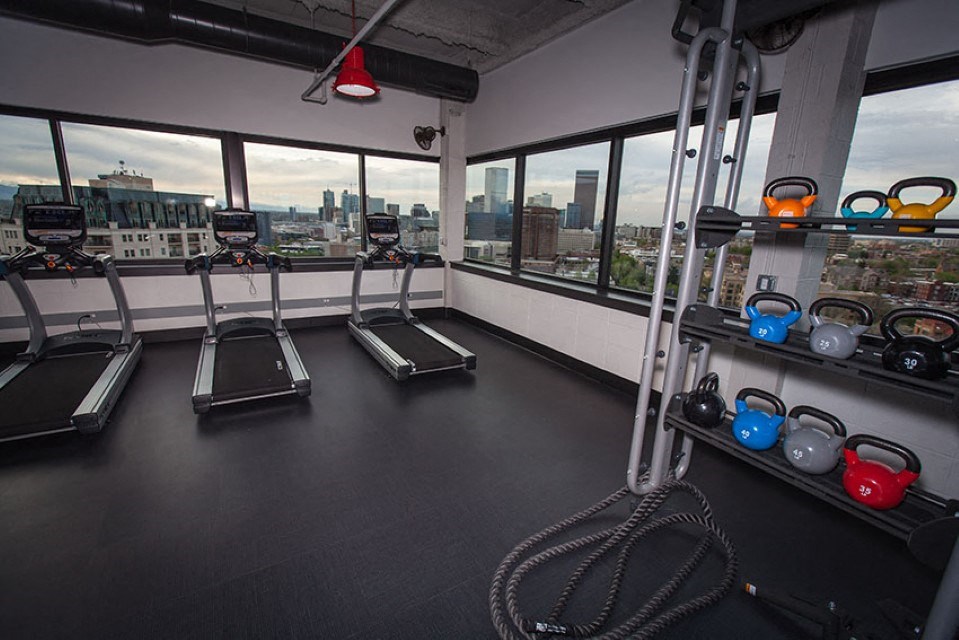 Awesome views from the fitness center