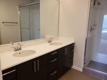 Wide Bathroom Vanity at Wash Park Station in Denver, CO