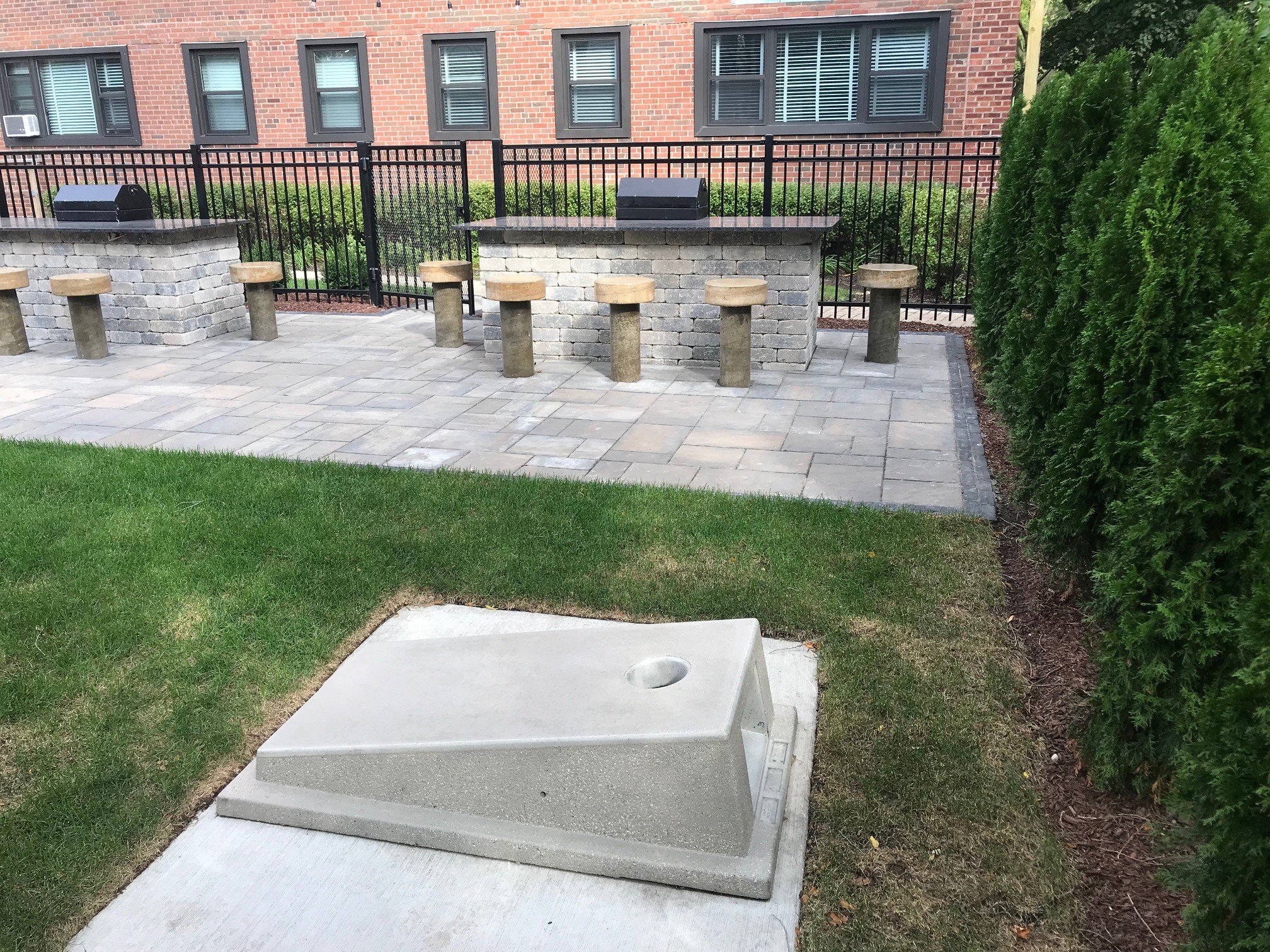 Community Grilling Area  at 5550 S Dorchester, Chicago, 60637