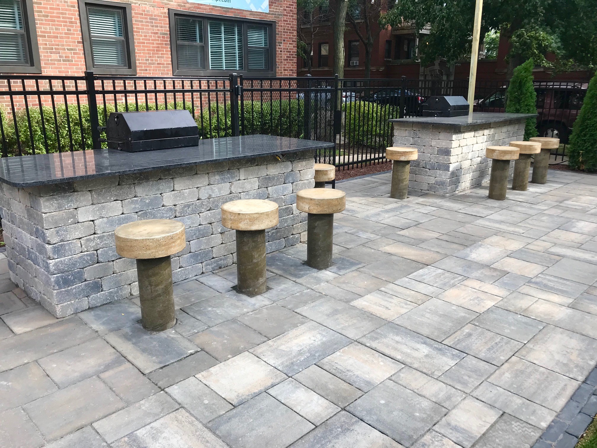 Exteriors-Community Grilling Area  at 5550 S Dorchester, Chicago, Illinois