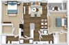 B1 Floor Plan B1 Floor Plan at Mandalay Villas, McDonough