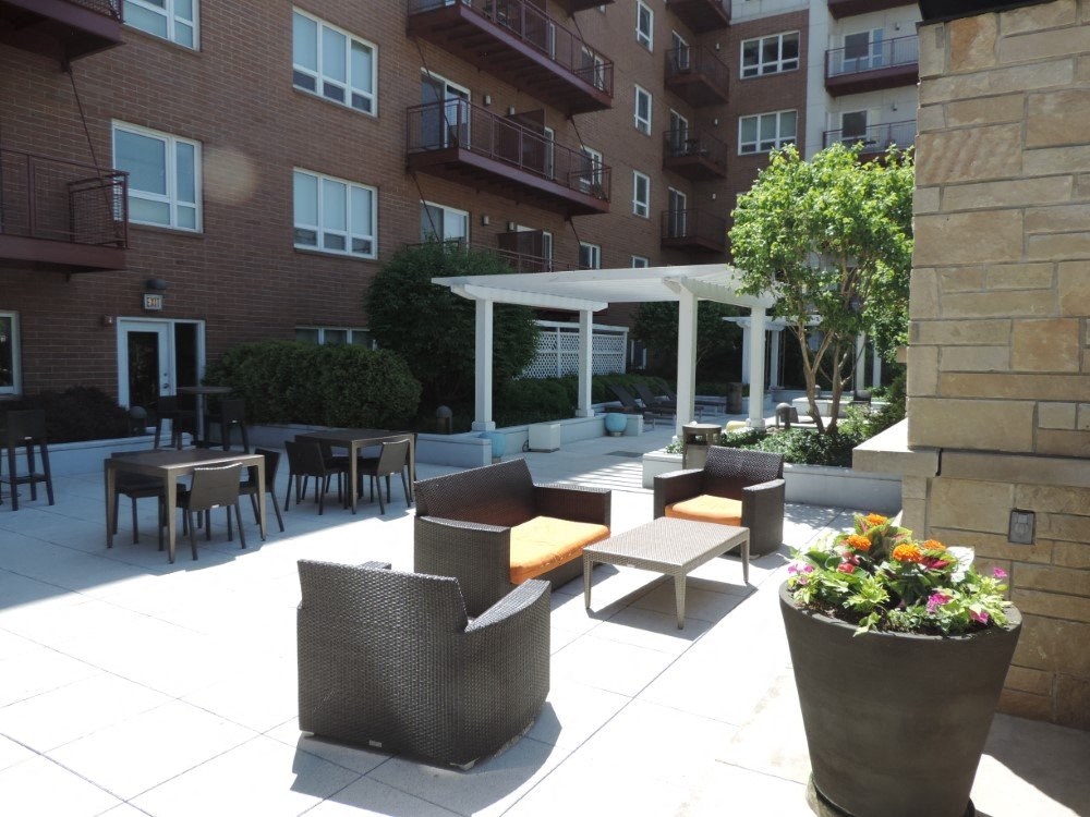 Beautiful community outdoor space