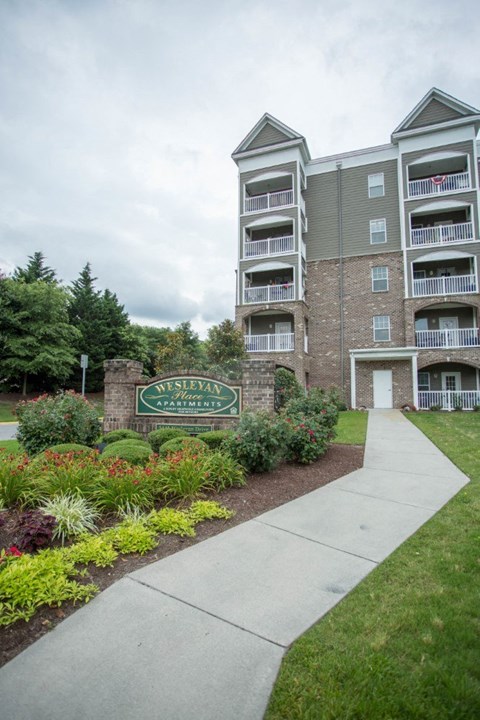 A large apartment complex named Wisley.