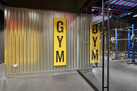 24 hour fully equipped fitness center and workout studio