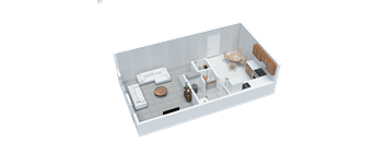 2 BD 1 BA Duplex Sample - 1st Level