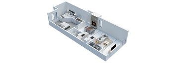 1 Bdrm 1 Bath Flat C