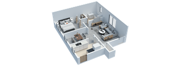 1 Bdrm 1 Bath Standard