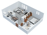 1-bedroom apartment at Pleasant Valley Apartments in Parma