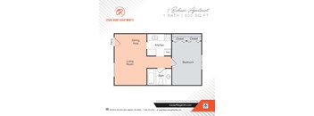 One Bedroom One Bathroom