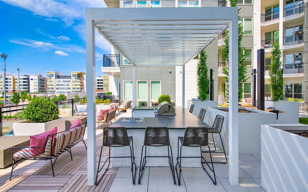 The Palmer Outdoor Grill Area