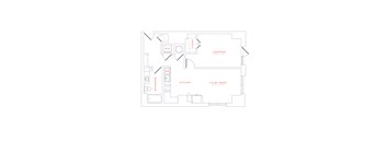 1 bedroom/1 bathroom apartment home