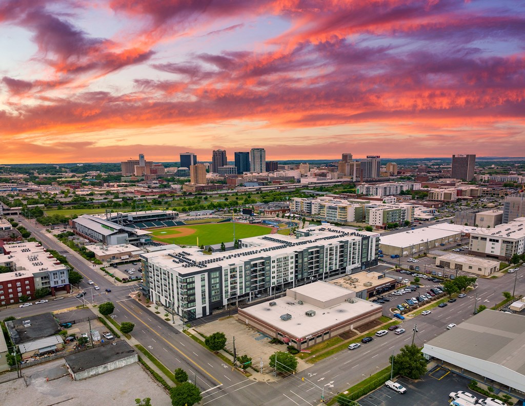 The Palmer near Downtown Birmingham, Railroad Park