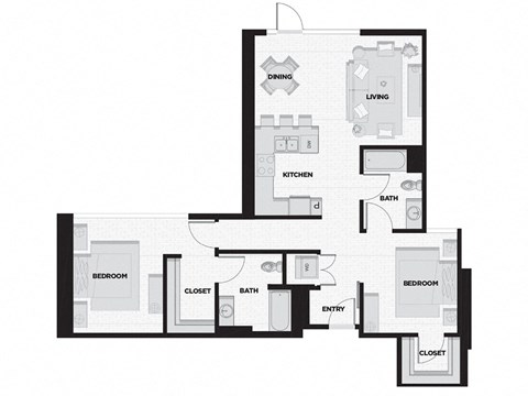 plan 1 bedroom