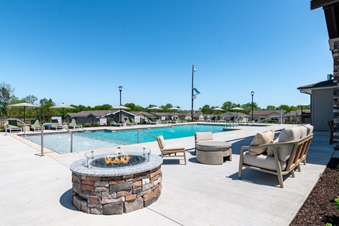 Pool and Fire Pits