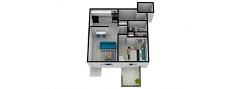 One Bedroom One Bath Renovated