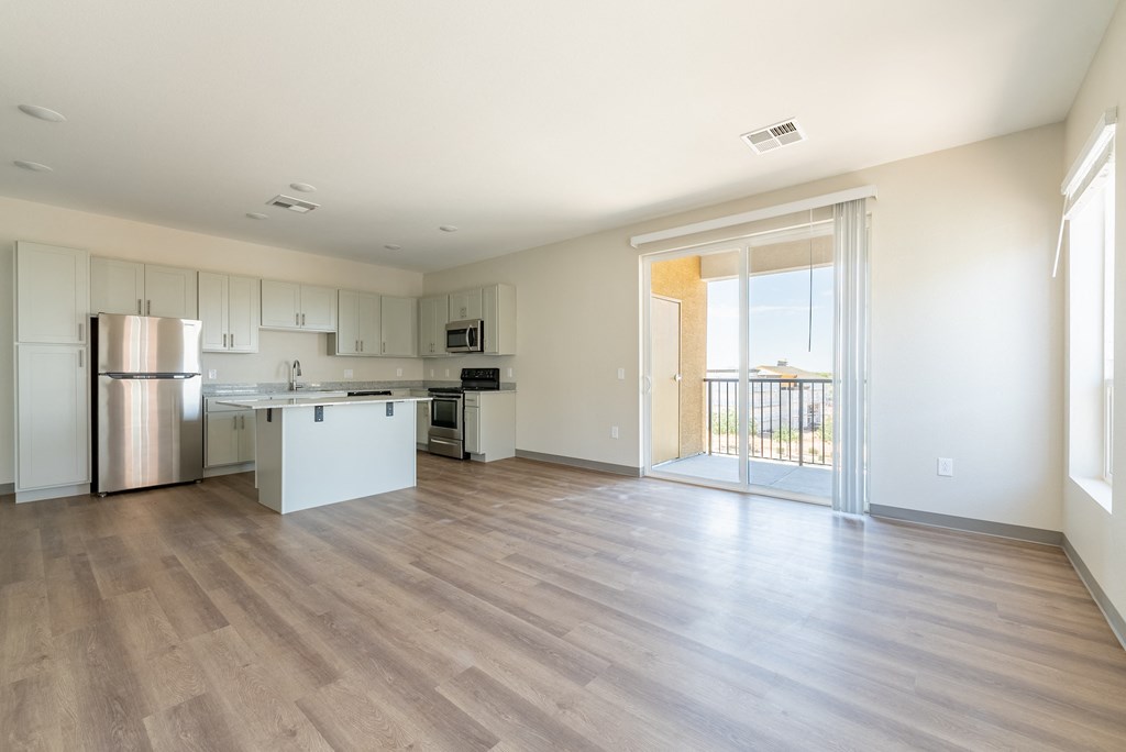 Living Area With Kitchen at Copa Flats, Maricopa