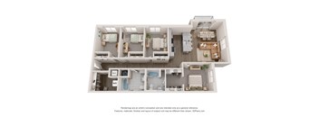 4 Bedroom 2 Bathroom Affordable Apartments in Casa Grande Arizona