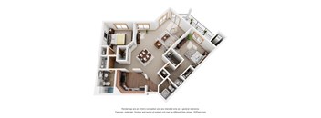 a conceptual drawing of a floor plan of a house