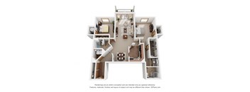 a bedroom floor plan is shown in this image