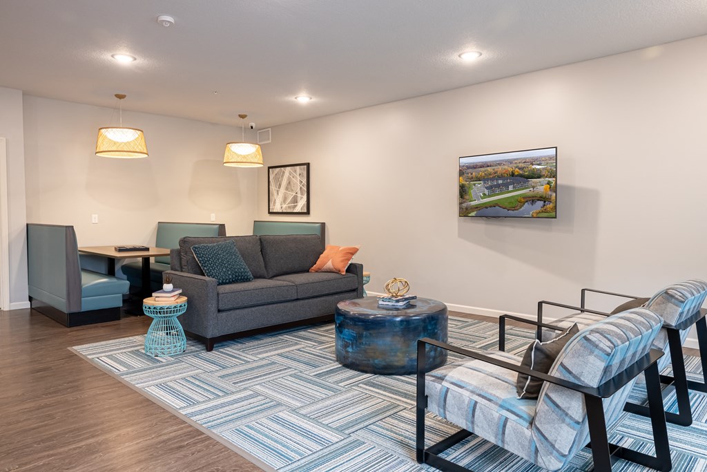 Lounge area in club room