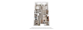 1 bed 1 bathroom E at Lowertown Commons Apartments, St. Paul