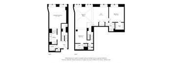 the floor plans for the two floors of the apartment building