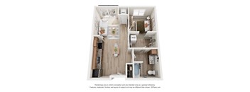 1 Bedroom 1 Bathroom - Spruce
