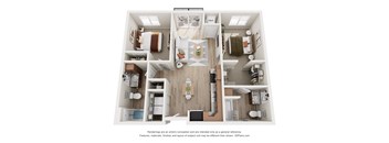 2 Bedroom 2 Bathroom - Birch 