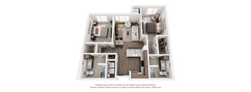 a 1 bedroom floor plan  woodland  2100 sq ft