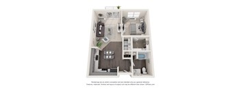 1 bedroom 1 bathroom L at Technology Park Apartments, Minnesota