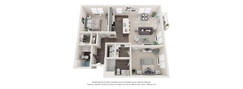 2 bedroom 2 bathroom O at Technology Park Apartments, Rochester, Minnesota