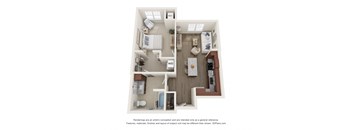 bedroom floor plan | apartments in pittsburgh pa | the alden
