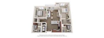 a floor plan of the villas at houston levee west apartments in cordova,