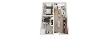 1 bed 1 bath P at The Landing at Amber Fields Apartments, Minnesota, 55068