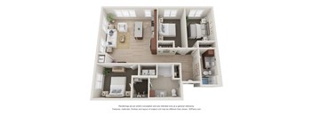 3 bed 2 bath Q at The Landing at Amber Fields Apartments, Rosemount, MN