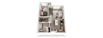 1 bed 1 bath K at The Winslow 62+ Apartments, West St Paul
