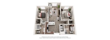 2 bed 2 bath I at The Winslow 62+ Apartments, Minnesota, 55118