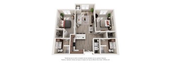 2 bed 2 bath A at The Winslow 62+ Apartments, Minnesota