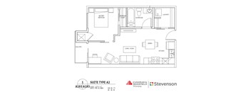 a floor plan of our apartments