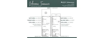 the floor plan of olympic terrasse apartments