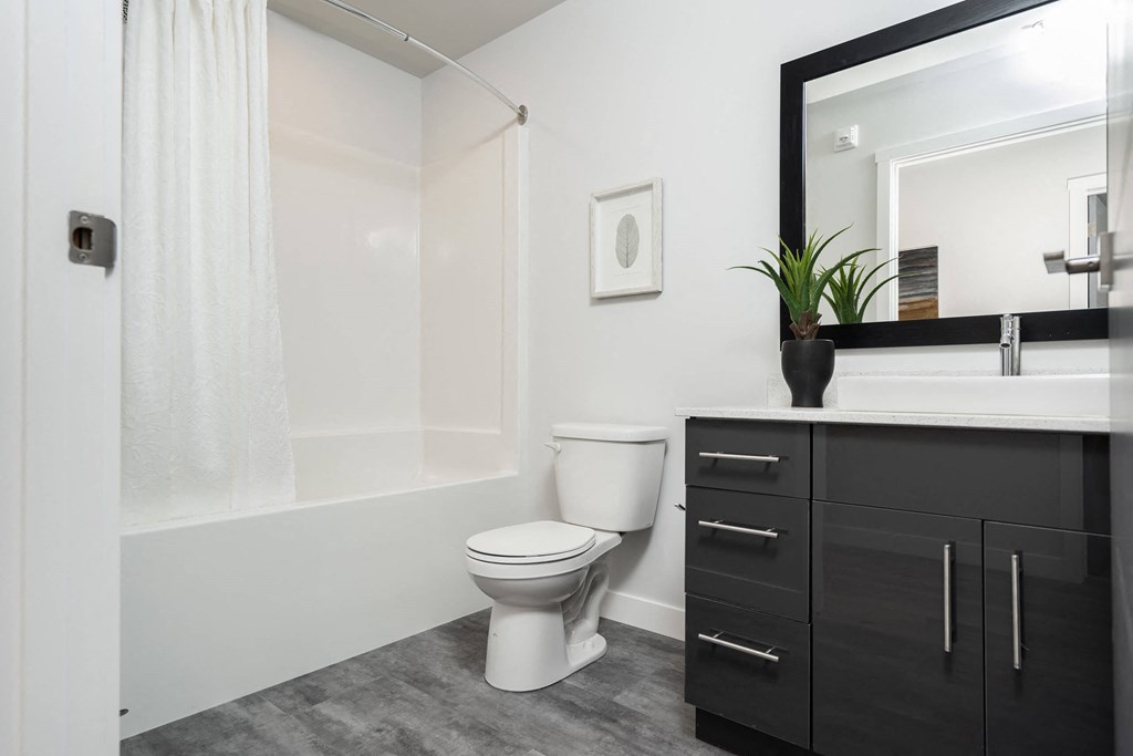 a bathroom with a toilet and a sink