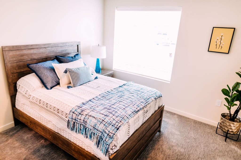 a bedroom and window