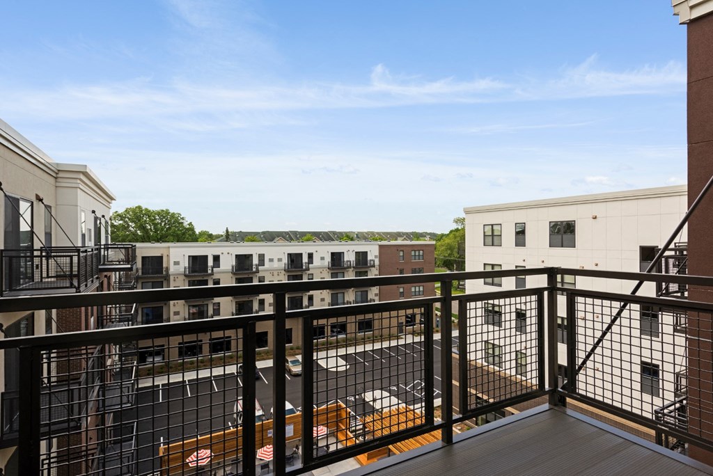 Private Apartment Balcony at The Shoreham, St. Louis Park, Minnesota