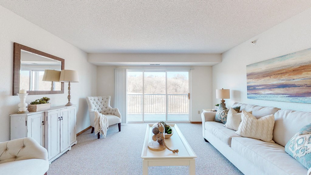 two bedroom, st claire, living room