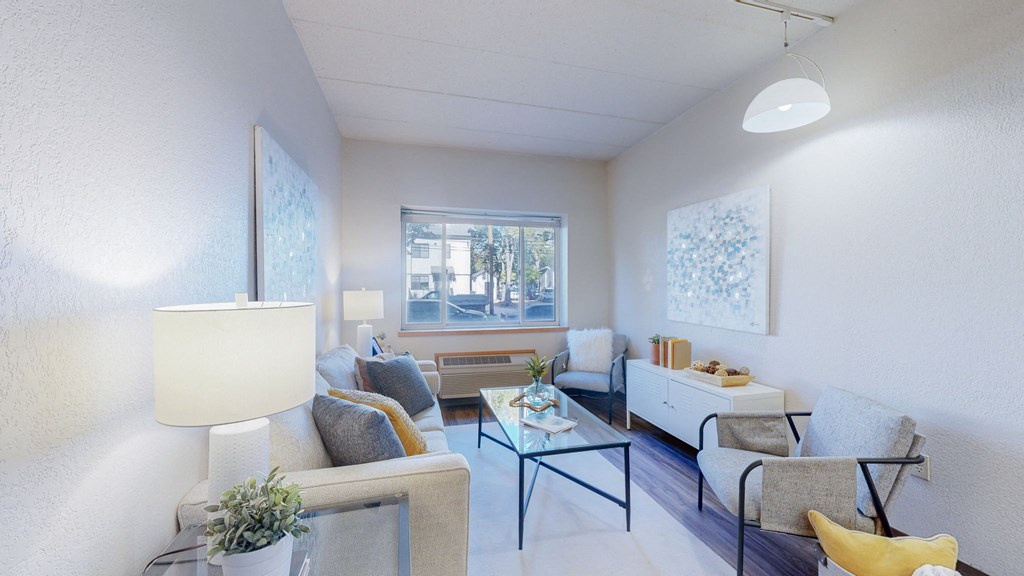 Well Lit Living Room at Bierman Place, Minneapolis