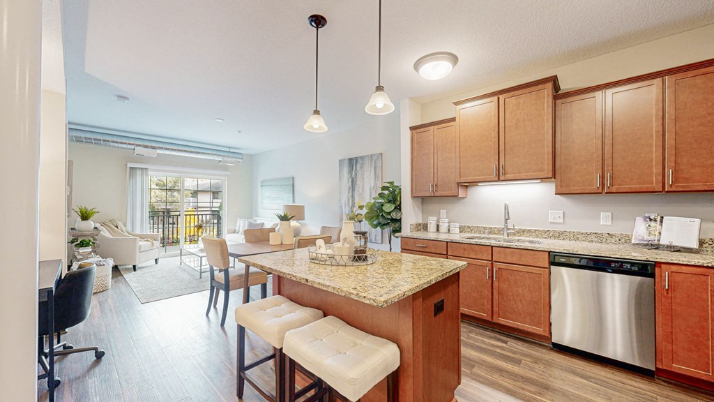 Island Kitchen at Victoria Flats, Victoria