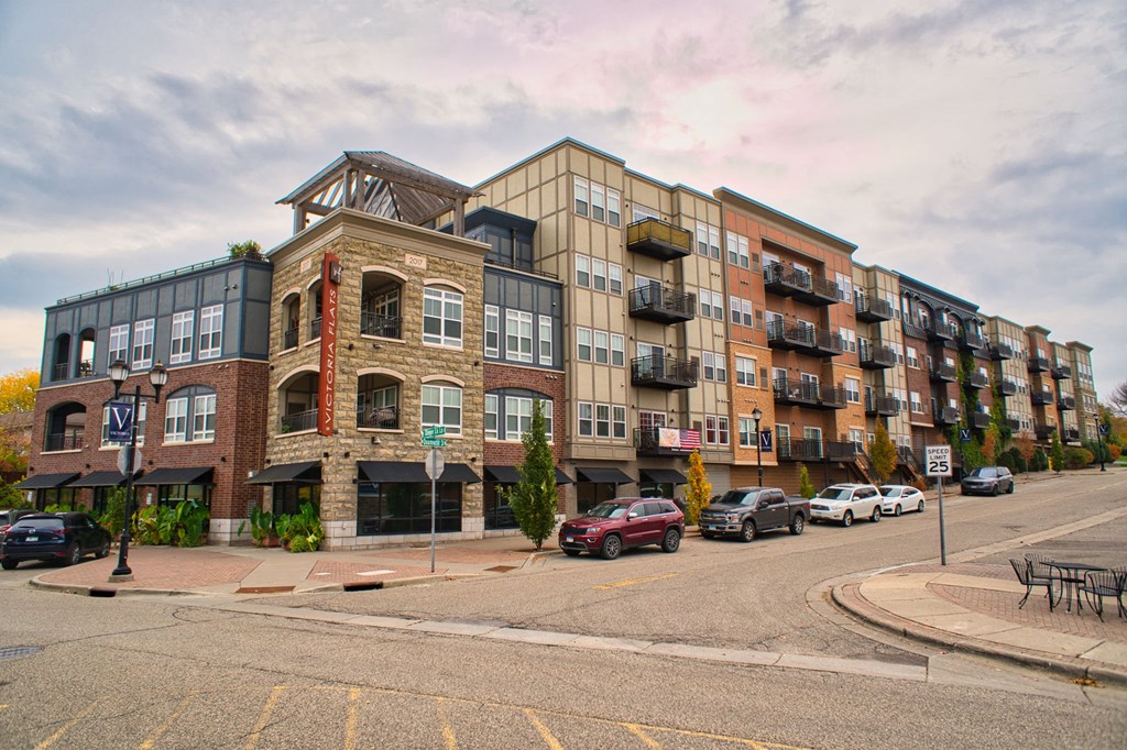Apartment Building Exterior at Victoria Flats, Victoria
